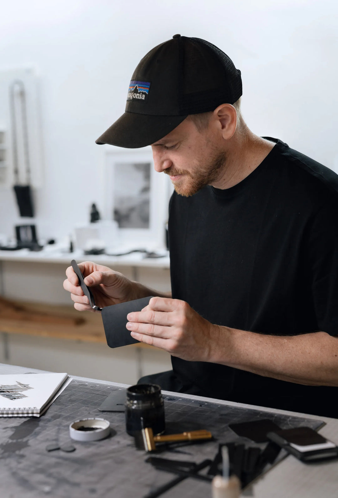 Handmade leather goods workshop in the United Arab Emirates